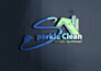 design modern cleaning service business  logo